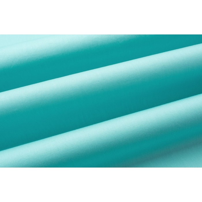 Простыня Ecoteх «Моноспейс», сатин, размер 220х240 см, цвет бирюзовый - Фото 1