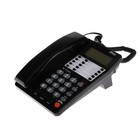 Телефон Ritmix RT-495, Caller ID, однокнопочный набор, память номеров, спикерфон, черный - фото 9519305