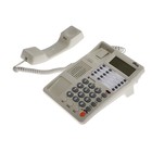 Телефон Ritmix RT-495, Caller ID, однокнопочный набор, память номеров, спикерфон, белый - Фото 2