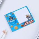 Магнитная закладка и блок бумаги, 30 л. "Енотик" - фото 805165755