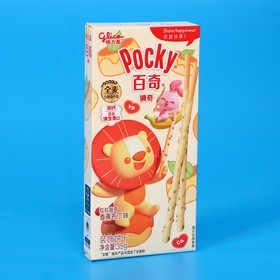 Палочки поки GLICO ANIMALS со вкусом бананового пуддинга, 35 г 9380980