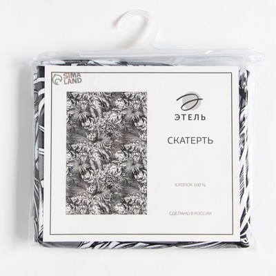 Скатерть «Этель» Palm leaves, 149×110 см, 100% хлопок, саржа 190 г/м²