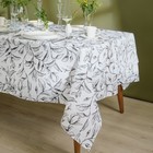 Скатерть «Доляна» Plant leaves, 146×220 см, 100% хлопок, рогожка 164 г/м² - Фото 5