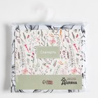 Скатерть «Доляна» Plant leaves, 146×250 см, 100% хлопок, рогожка 164 г/м² - Фото 4