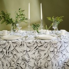Скатерть «Доляна» Plant leaves, 146×250 см, 100% хлопок, рогожка 164 г/м² - Фото 9