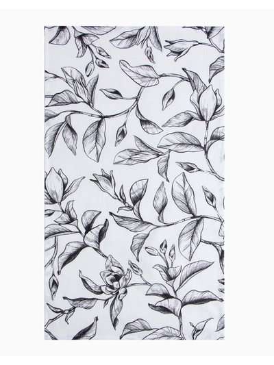 Кухонное полотенце «Доляна. Plant leaves» 35×60 см, 100% хлопок, рогожка 164 г/м²