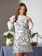 Фартук кухонный Доляна Plant leaves 60×70 см, лент - микс, 100% хл, рогожка 164 г/м² - Фото 2