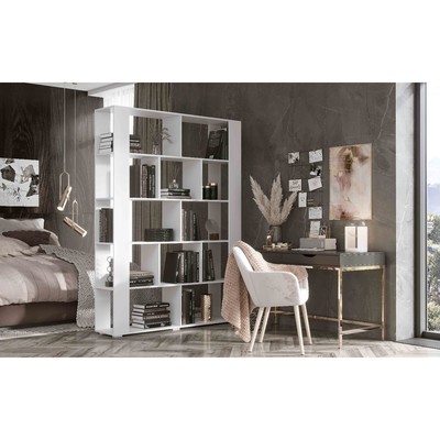 Стеллаж-перегородка «Ольга», 1500×330×2036 мм, цвет белый