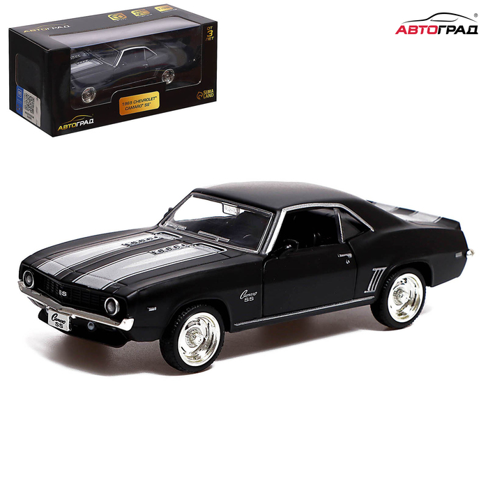 

Машина металлическая CHEVROLET CAMARO SS, 1:32, открываются двери, инерция, цвет матовый