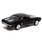 Машина металлическая CHEVROLET CAMARO SS, 1:32, открываются двери, инерция, цвет матовый - Фото 3