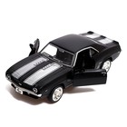 Машина металлическая CHEVROLET CAMARO SS, 1:32, открываются двери, инерция, цвет матовый - Фото 4