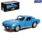 Машина металлическая CHEVROLET CORVETTE, 1:32, открываются двери, инерция, цвет голубой 9170904 - фото 10149711