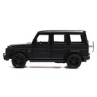 Машина металлическая MERCEDES-BENZ G63 AMG, 1:32, открываются двери, инерция, цвет чёрный матовый - фото 6768688