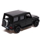 Машина металлическая MERCEDES-BENZ G63 AMG, 1:32, открываются двери, инерция, цвет чёрный матовый - фото 3596209