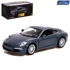 Машина металлическая PORSCHE 911 CARRERA S, 1:32, открываются двери, инерция, цвет серый 9170914 - фото 10149751