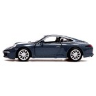 Машина металлическая PORSCHE 911 CARRERA S, 1:32, открываются двери, инерция, цвет серый - Фото 2