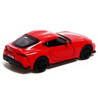 Машина металлическая TOYOTA SUPRA, 1:32, открываются двери, инерция, цвет красный - фото 28972573