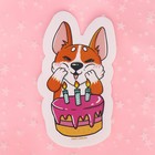 Пакетик под сладости «Корги и тортик», 10 × 15 см 9246744