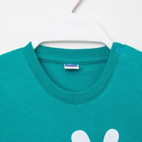 

Лонгслив для девочки, цвет бирюзовый, рост 104 см