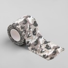 Камуфляжная лента для оружия и снаряжения, 4.5 м × 5 см, чёрная, белая - Фото 1