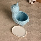 Горшок "Лама для тебя" голубая, 10х8х14см - Фото 3
