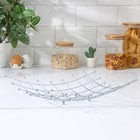 Фруктовница Доляна, 34×34×8 см, цвет хром 9437945