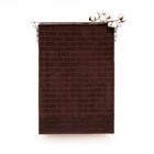 Полотенце махровое 70х130 "Брикс", цвет коричневый, 420г/м, 100% хлопок - фото 10150311