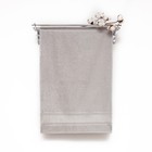 Полотенце махровое 50х80см Роял, цвет серый, 400г/м, 100% хлопок - фото 10150367