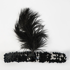 Карнавальный костюм «Вечеринка Гэтсби. Блондинка», парик, повязка, бусы - Фото 5