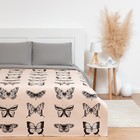 Покрывало 2-спальное «Этель» Butterfly dance, 180×215 см, 100% хлопок - Фото 1