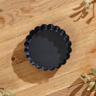 Форма для выпечки «Жаклин. Рифлёный круг», d=10 см, съёмное дно, антипригарное покрытие - Фото 2