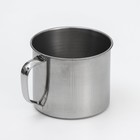 Кружка Доляна «Мэйли», 850 мл, d=11.5 см, толщина 0.33 мм, нержавеющая сталь, хромированная - Фото 3