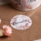 Наклейки для цветов и подарков «Будь счастлив», 4.4×4.4 см, набор 252 шт. - Фото 3