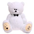 Мягкая игрушка «Мишка Дедди», цвет белый, 130 см - фото 108714565