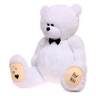 Мягкая игрушка «Мишка Дедди», цвет белый, 130 см - фото 3993113