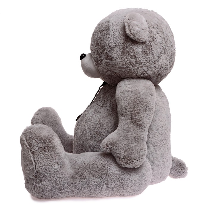 Мягкая игрушка «Мишка Дедди», цвет серый, 190 см - фото 1926569162
