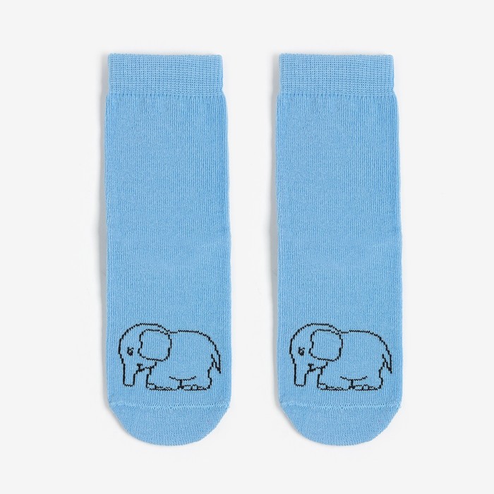 Носки детские, цвет голубой, размер 12-14 - Фото 1