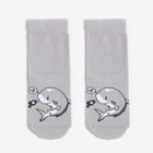 Носки детские, цвет светло-серый, размер 14-16 - фото 10150969