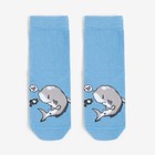 Носки детские, цвет голубой, размер 14-16 - фото 49192479