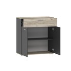 Комод Санти, 900х400х956, Антрацит/Дуб крафт серый - фото 12781359