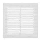 Решетка вентиляционная ZEIN Люкс Л150, 150×150 мм, с сеткой, неразъемная - Фото 6