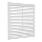 Решетка вентиляционная ZEIN Люкс Л194, 194×194 мм, с сеткой, неразъемная - Фото 5