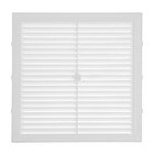 Решетка вентиляционная ZEIN Люкс Л194, 194×194 мм, с сеткой, неразъемная - Фото 6