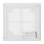 Решетка вентиляционная ZEIN Люкс ЛР1515, 150×150 мм, с сеткой, разъемная - Фото 10