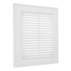 Решетка вентиляционная ZEIN Люкс ЛР200, 200×200 мм, с сеткой, разъемная - Фото 6