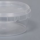 Банка круглая для еды, ПП "Бочка", 180 мл (комплект 4 шт) - фото 42754957