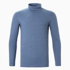 Водолазка мужской MINAKU: Basic line MAN, размер 46, цвет серо-голубой меланж - Фото 6