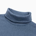 Водолазка мужской MINAKU: Basic line MAN цвет серо-голубой меланж, размер 48 - Фото 7