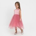 Платье детское с бусинками KAFTAN р. 30 (98-104 см), розовый - Фото 12