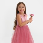 Платье детское с бусинками KAFTAN р. 30 (98-104 см), розовый - Фото 15